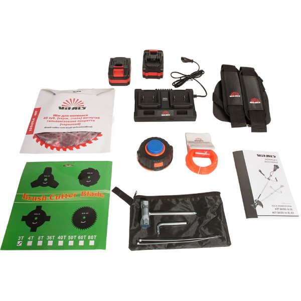 Фото - Електрокоса VITALS AZT 36100-1n BL Kit